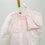 Rosy Pink Converter Gown & Hat