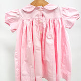 Tatiana Pink Smocked Embroidered Dress