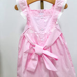 Pink Bunny Ruffle Shoulder Dress