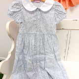 Light Blue Floral Button Down Dress