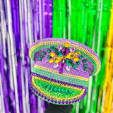 Mardi Gras Rhinestone Conductor Hat Youth
