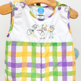 Mikey Embroidered Marching Band Plaid Jon Jon