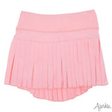 Pink Mini Pleated Skort