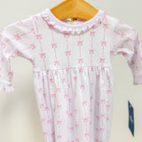 Amelia's Classics Ruffle Gathered Gown Pink