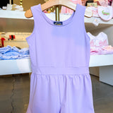 Layla Athletic Romper- Purple