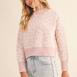 Pink Leopard Sweater