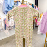 Eve Floral Zipper Footie
