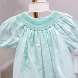 Georgia Blue Smocked Dress