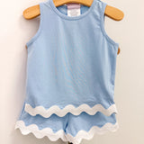 Abigail Short Set - Blue