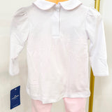 Willow's Classic Smocked 2pc Pant Set-Pink