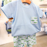 Bayou Kids Blue Short Set