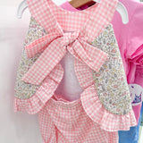 Elle Wildflower Bow Bloomer Set