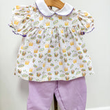 Harper Mardi Gras Icons Print Pant Set