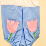 Maude Blue Flower Girl Bubble