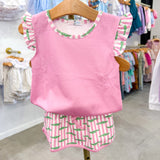 Bayou Kids Pink Skort Set