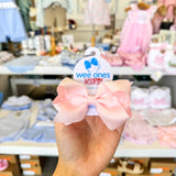 Small Classic Bow Pearl Pink