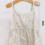 Katie Yellow Retro Floral Top