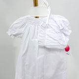 Sarah White Gown & Bloomers & Hat