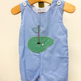 Blue Gingham Golf Hole Shortall