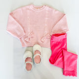 Pink Bow Sweater