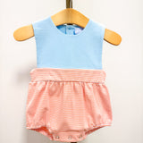 Thomas Bubble Coral & Light Blue Stripe