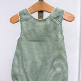 Green Gingham Alligator Bubble