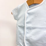 Blue Pima Diaper Cover Set