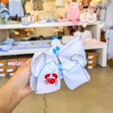 King Moonstitch Embroidered Crab