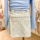 Blue Floral Tennis Skirt