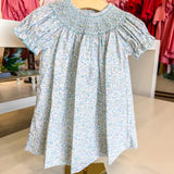 ANDREA - Blue Liberty Floral Bishop S/S