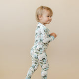 Bamboo Two Piece Set Mallard Sky (Velvet Fawn)