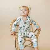 Bamboo Two Piece Set Mallard Sky (Velvet Fawn)