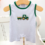 Little Farmer Applique Short Playsuit
