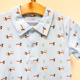 Ducks In A Row Polo Short Set