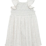 Opal Short Flutter Sleeve Dress