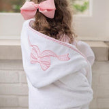 Bow Everykid Towel Pink