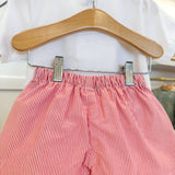 Red Gingham American Flag Wyatt Short Set
