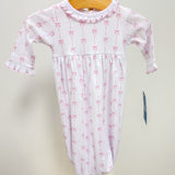 Amelia's Classics Ruffle Gathered Gown Pink