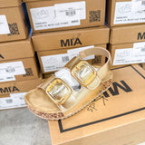 Lil Belky Toddler Gold Sandals