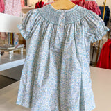 ANDREA - Blue Liberty Floral Bishop S/S