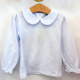 White Peter Pan Top