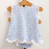 May Flowers Bloomer Set W/ Lace