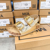 Lil Belky Toddler Gold Sandals