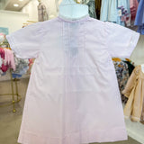 Pink Embroidered Folded Daygown