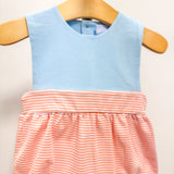 Thomas Bubble Coral & Light Blue Stripe