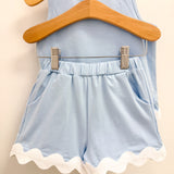 Abigail Short Set - Blue