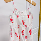 Brooklyn White Crawfish Dress