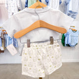 Easter Bunnies Blue Short Set