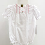 Emma Catherine White & Hot Pink Bubble