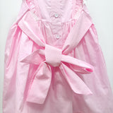 Pink Bunny Ruffle Shoulder Dress